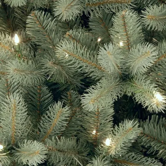 4.5ft. Pre-Lit Downswept Douglas&reg; Blue Fir Artificial Christmas Tree, Clear Lights {4}