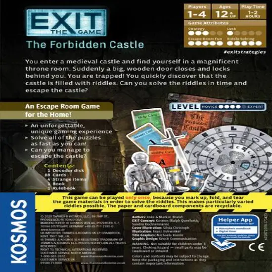 Thames & Kosmos EXIT: The Forbidden Castle Games {3}