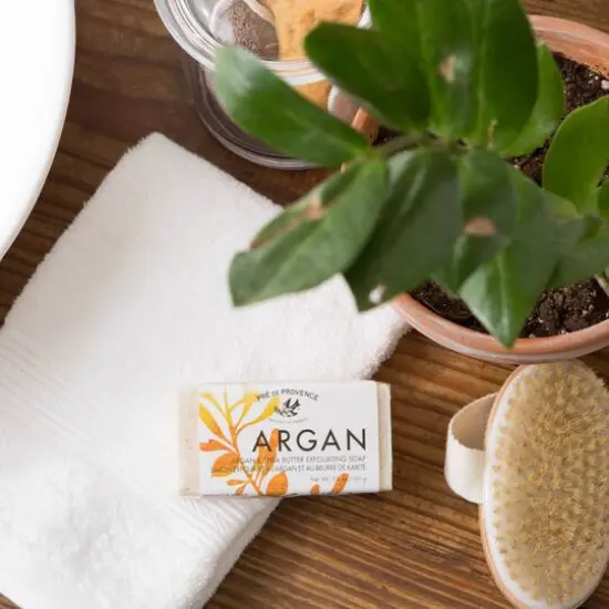 European Soaps Argan & Shea Butter Exfoliating Soap {6}