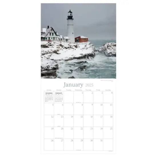 TF Publishing 2025 Water's Edge Wall Calendar {4}