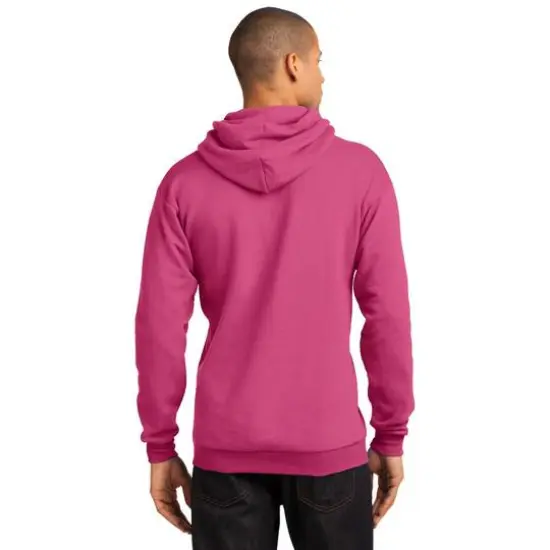 Port & Company® Brights Core Fleece Pullover Hooded Sweatshirt Sangria {6}