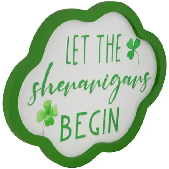 Let the Shenanigans Begin Framed Wall Sign {5}