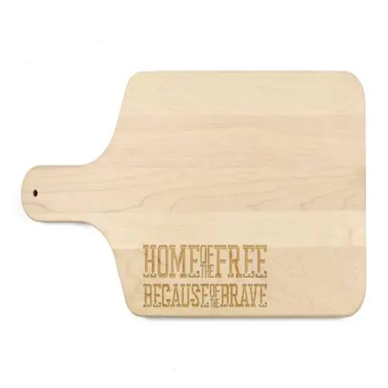 Because of the Brave Paddle Cutting Board Maple {1}