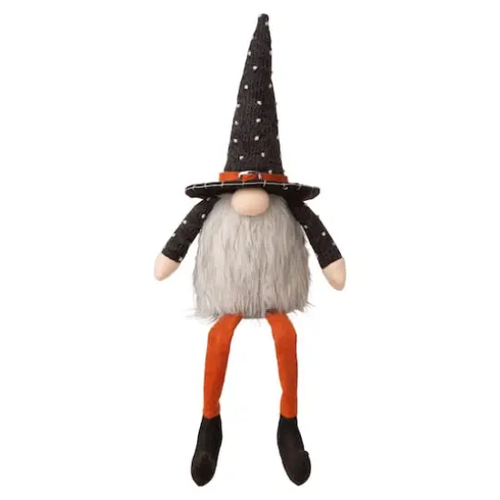 Glitzhome&reg; 20" Halloween Fabric Gnome Sitter D&eacute;cor {1}