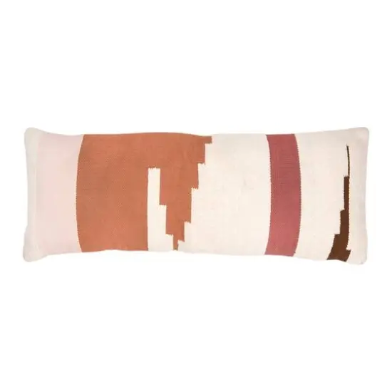 Hello Honey&reg; Multicolor Kilim Handwoven Cotton Lumbar Pillow {3}