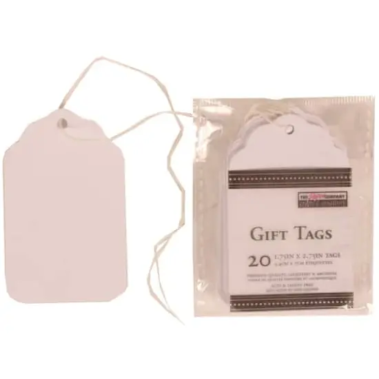 JAM Paper White Extra Small Gift Tags, 20ct. {1}