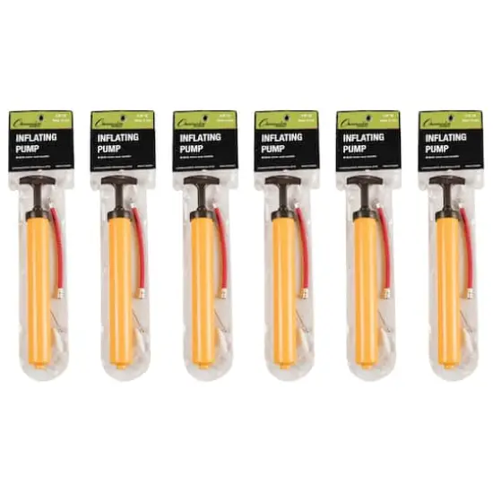 Champion Sports Plastic Hand Air Pump, 6ct. {1}