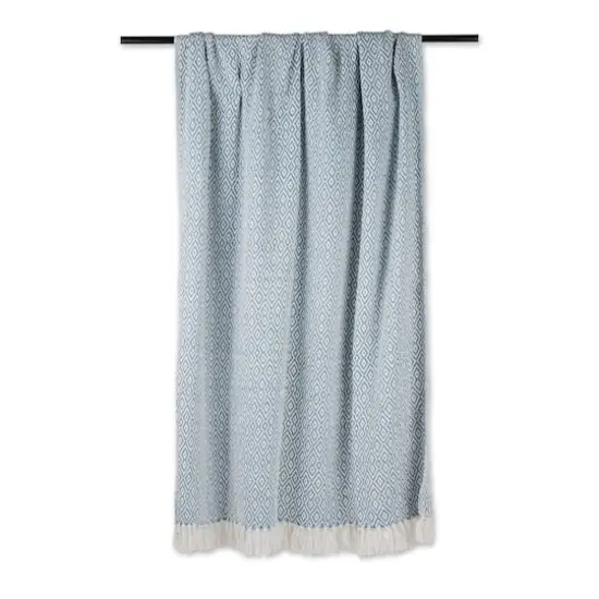 DII&reg; Double Diamond Throw Storm Blue {4}