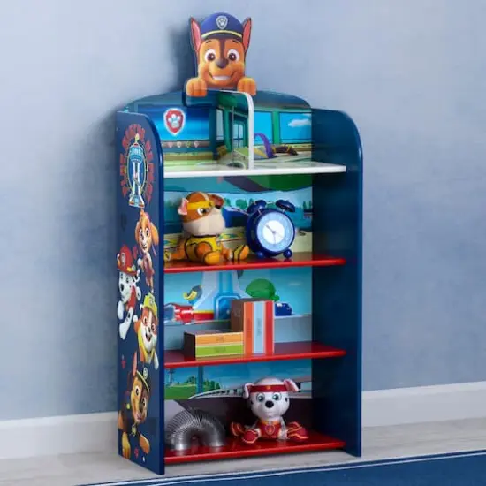 Nickelodeon PAW Patrol Wooden Playhouse 4-Shelf Bookcase {3}