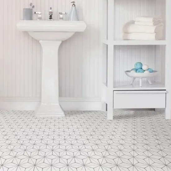 FloorPops Kikko Peel & Stick Floor Tiles {8}