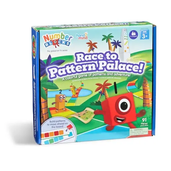 hand2mind Numberblocks&reg; Race to Pattern Palace Board Game Set {5}