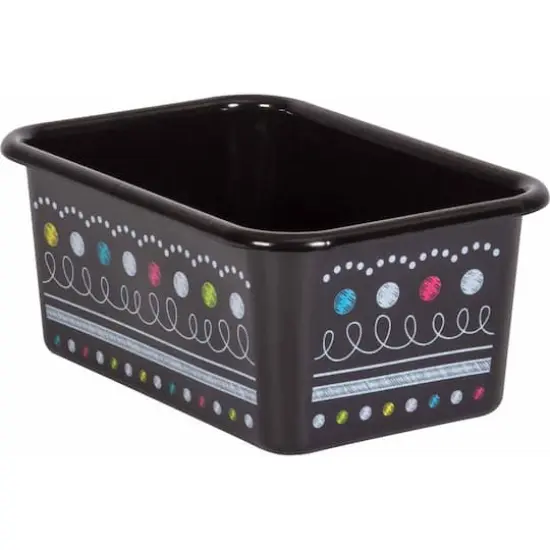 Teacher Created Resources&reg; Chalkboard Brights Small Plastic Storage Bin, 3ct. {3}