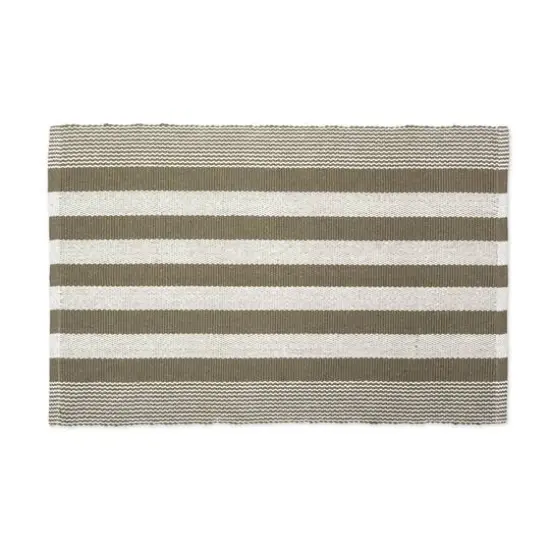 DII&reg; Artichoke Cabana Stripe Recycled Yarn Rug, 2ft. x 3ft. {1}