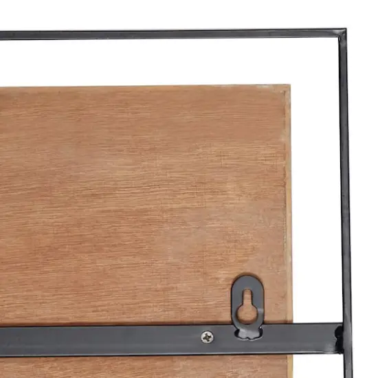 Set of 2 Brown Metal Farmhouse Wall Decor 32", 12" {5}