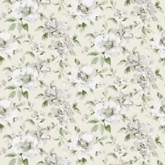 Surface Style Whispery Floral Peel & Stick Wallpaper Celadon {1}
