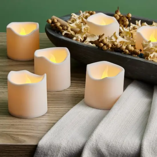 Basic Elements&trade; 2" White LED Votives By Ashland&reg; {3}
