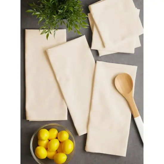 DII&reg; Natural Flat Woven Dishtowels, 6ct. {5}