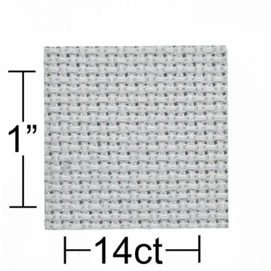 Essentials by Leisure Arts 16ct. Light Gray Aida Cloth, 30" x 36" {4}