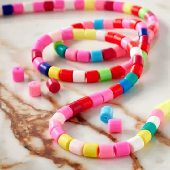 Multicolor Clay Tube Beads, 5.8mm by Bead Landing&trade; {3}