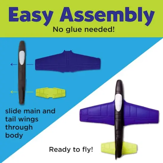Creativity for Kids&reg; Stunt Squadron&trade; Glow-in-the-Dark Foam Flier Kit {6}