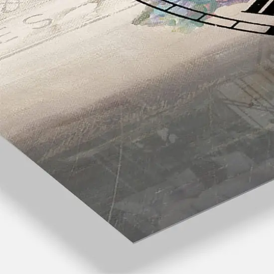 Designart 'French Cottage Bouquet I Mothers Farmhouse Multipanel Wall Clock {4}