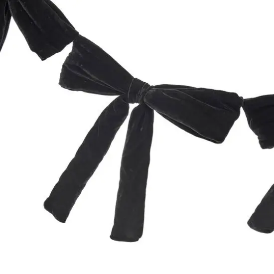 6ft. Black Bow Garland by Ashland® {3}