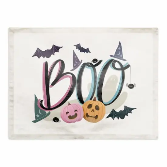 Boo Icons Poly Twill Placemat {1}