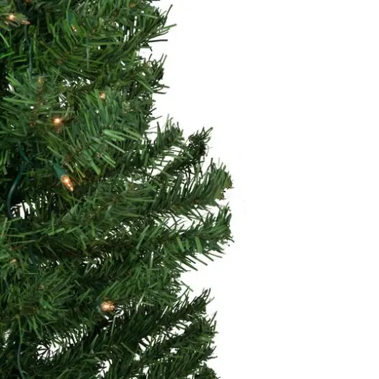 3ft. Pre-Lit Green Niagara Pine Artificial Christmas Tree, Clear Lights {5}