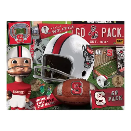 College Team Retro Series 500 Piece Puzzle NC State Wolfpack {5}