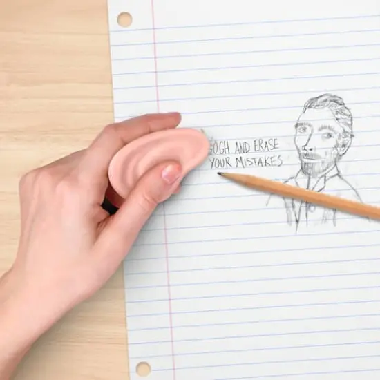 Genuine Fred&reg; Earaser Ear Shaped Eraser {3}