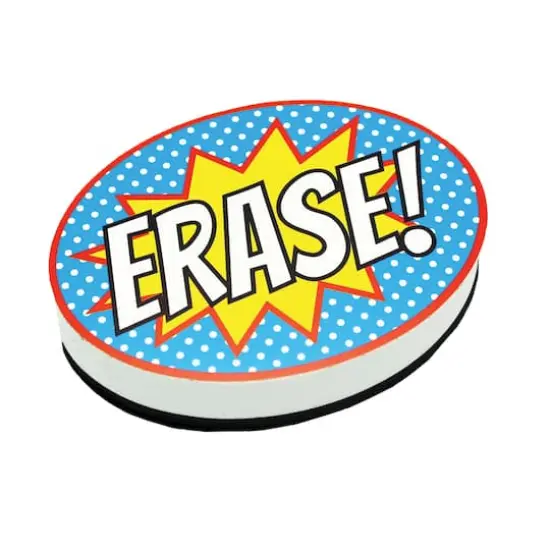 Ashley Productions Superhero Erase! Magnetic Whiteboard Eraser, 6ct. {3}