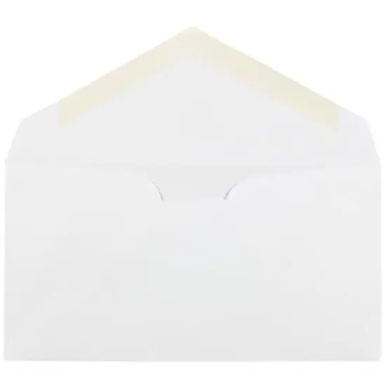 JAM Paper 3.875" x 7.5" White Monarch Commercial Envelopes {4}