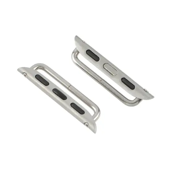 Rhodium Smart Watch Band Connectors, 4ct. by Bead Landing&trade; {3}