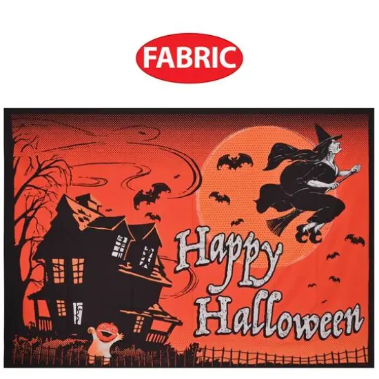 Beistle Vintage Halloween Fabric Backdrop {7}