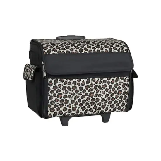 Everything Mary Leopard Sewing Machine Tote {1}