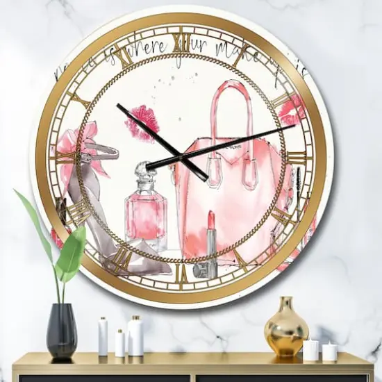 Designart Chic Accents I Glam Wall Clock {3}