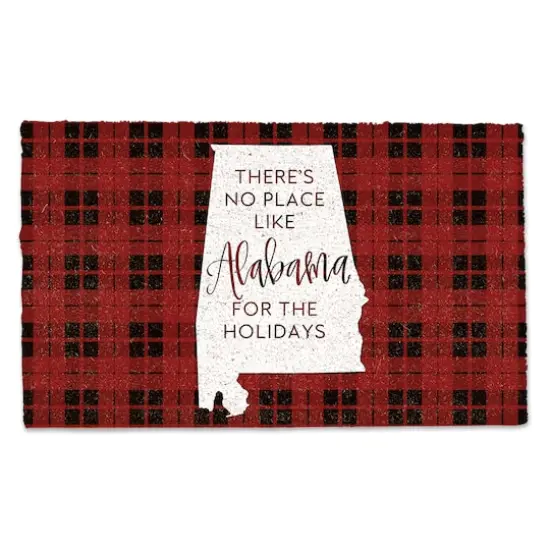 Alabama For the Holidays Doormat {1}