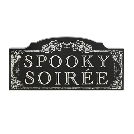 11" Spooky Soir&eacute;e Block Tabletop D&eacute;cor by Ashland&reg; {1}