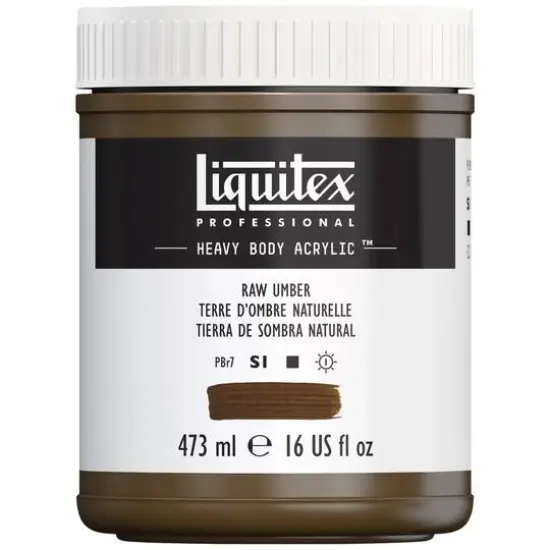 Liquitex&reg; Professional Heavy Body Acrylic&trade; Paint, 16oz. Raw Umber {4}