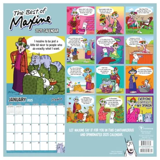 TF Publishing 2025 Maxine Wall Calendar {3}
