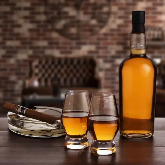 JoyJolt&reg; 8oz. Halo Crystal Whiskey Glasses, 4ct. {5}