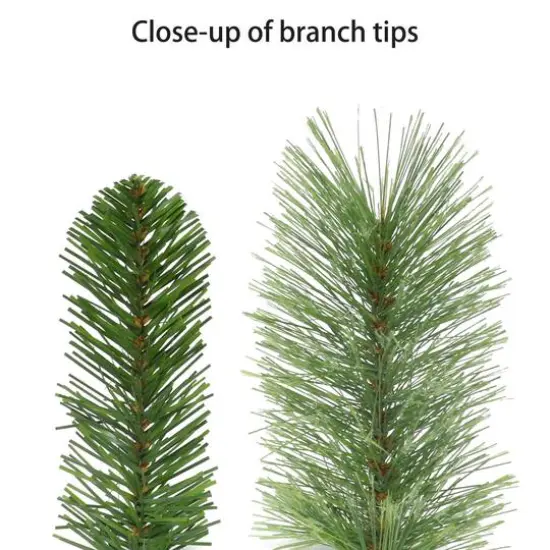 6.5ft. Pre-Lit Washington Spruce Aritificial Christmas Tree, Warm White LED Lights {6}