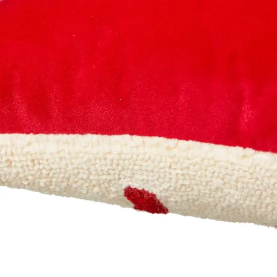 Glitzhome&reg; Hooked Christmas Gnomes Throw Pillow {8}