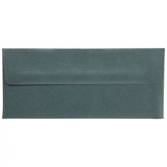 JAM Paper #10 Metallic Business Envelopes, 50ct. Malachite Deep Green Stardream {2}