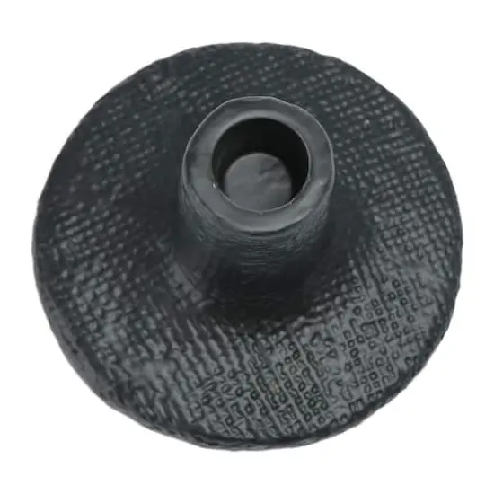 Hello Honey&reg; Stoneware Taper Candle Holder Set Black {5}