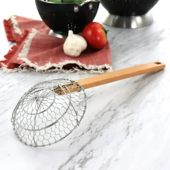 Martha Stewart Stainless Steel Spider Strainer Kitchen Utensil {4}