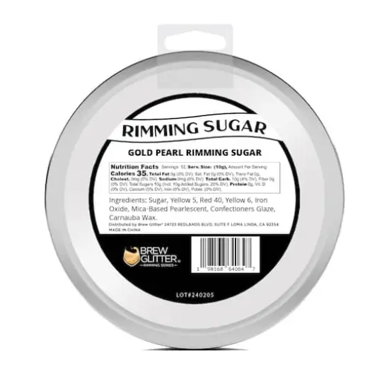 Bakell&reg; Brew Glitter Rimming Sugar Gold {7}