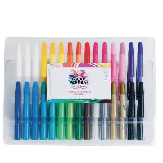 Color Splash!&reg; Fabric Paint Pens, 60ct. {1}