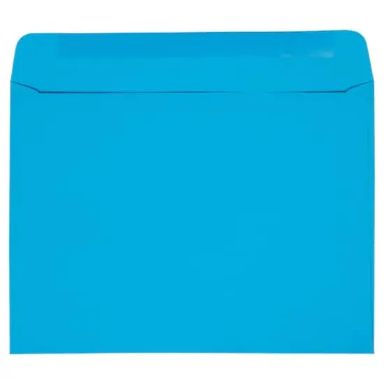 JAM Paper 9" x 12" Booklet Envelopes, 25ct. Blue {4}