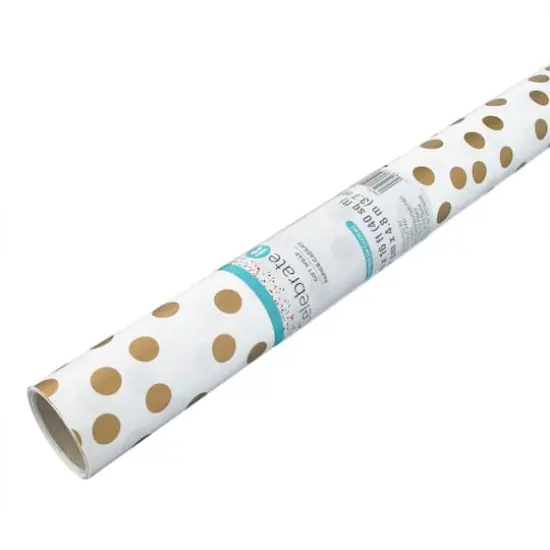 Gold Dots Wrapping Paper By Celebrate It&trade; {6}